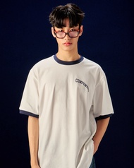 COMPONENT X LOVESICK2024 SHAKING BASKETBALL RINGER T-SHIRT - WHITE *ไม่ร่วมกิจกรรมและสิทธิประโยชน์ L