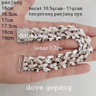 GELANG KEPANG PERAK EMAS ASLI
