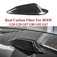For BMW 3 Series G20 G28 M2 G87 M3 G80 M4 G82 X7 G67 2023+ Real Carbon Fiber Shark Fin Antenna Cover
