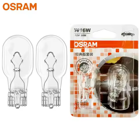 OSRAM Original W16W W2.1x9.5d Car Turn Signal Light Reverse Bulbs OEM Halogen Light Rear Indlcator L
