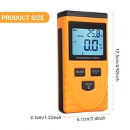 kissdumbo-SG Weytoll GM630 Digital Wood Moisture Meter LCD Backlit Portable Tester 8 Gears Switchabl