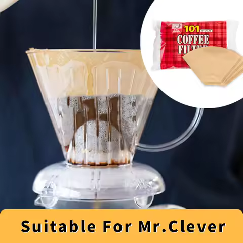 Kalita Paper Filter Fit for Mr. Clever Sector Paper Filter 100pcs Made in Japan 101/102/103 for Clev