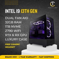 [ GAMING PC BUILD - CREATOR ] INTEL CORE I9 14900KF 14TH GEN PC | Nvidia RTX Graphics Card | RX Videocard | Ready to Use | Plug and Play | High Quality Gaming CPU Desktop | 1 Year Warranty | Collinx Computer
