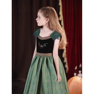 dress for christmas party santa dress for kids girl 2025 Autumn Anna Western Style Halloween Girl co