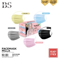 Face Mask Milla 4 Ply Head Loop (50 Pcs x 1 Box)