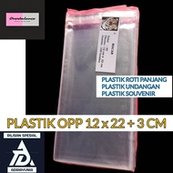 Plastik Opp 12x22 Roti Panjang & Souvenir - Opp Bag 12 x 22 Undangan - Opp Plastik 12x22 Food Grade