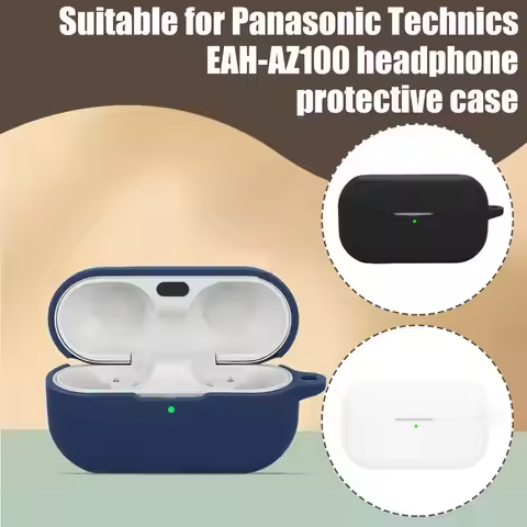 For Technics EAH-AZ100 Earphone Protective Cover Soft Silicone Ear Shell Shock-proof Headphones Prot