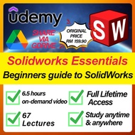 [ Video Course ] Solidworks Essentials 📕 6.5 hours on-demand video 📕
