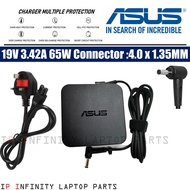 Asus 19V 3.42A 65W 4.0*1.35mm A412D A507M A509F A512F A407U A407M A556U S410U S430U S430F S530U S510