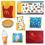 McD McDonalds Pillow Ice Cream Cone Ice Cream Burger Hamburger Mac BigmacBIG French Fries Happy Meal