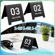 70*60mm Cafe Restaurant Table Acrylic Cafe Table Number Restaurant Table Number Table Number