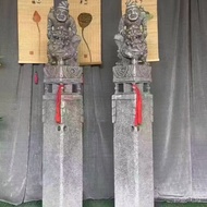 Ornament Lakers Decoration Horse Tie Post Hotel Entrance Horse Tie Post Stone Carving Bluestone Lion