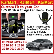 Honda Civic FC 2016 - 2021 Civic FE 2022 - 2024 Phone Holder Accessories Custom Gravity Mobile Holde