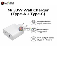 MI 33W ADAPTER CHARGER 33W TYPE a TYPE C
