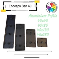 Endcaps Aluminum Profile 40x40 40x80 40x120 40x160 complete with aluminum profile tip cover