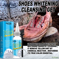 White Shoes Cleaner Kit Shoes Whitening Cleansing Gel with Shoe Brush Cleaning Brightening Whitening Yellowing Maintenance Shoes Cleaning Tool