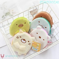 ANEMONE Sumikko Gurashi Plush Purse Mini Gift Headset Bag Wallet Hang Pendant Corner Creatures Cat Bear Duck USB Cable Bag