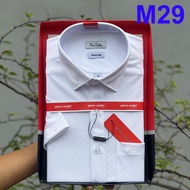 Áo Sơ Mi Nam Sơ Mi Trắng Ngắn Tay Sơ Mi Nam Pierre Cardin Chính Hãng Hàng Xuất Dư Xịn Mẫu Hàn Quốc