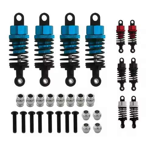 Metal Shock Absorbers Oil Damper Set for Tamiya TT-01 TT01 TT-02 TT02 1/10 RC Car Upgrade Parts Acce
