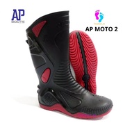 AP MOTO 2 - AP BOOTS MOTO 2 - AP BOOTS MOTO 2 BLACK RED 38-45 - BIKERS BOOTS