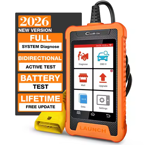 LAUNCH X431 Creader Elite Car Diagnostic Tools Professional Full System TPMS 31+ reset Function Onli