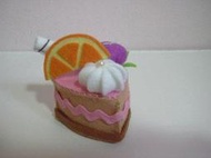 紫晶城 不織布 慕絲小蛋糕~藍莓.柳橙 吊飾