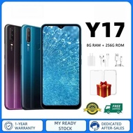 Y17 (8GB+256GB) Smart phone Cheap Budget Phone 1 Year Warranty Free Gift Ready Stock