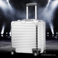 Metal 18 Aluminum Frame Computer Inch Universal Wheel Travel Luggage Trolley Case One-Piece Shipping