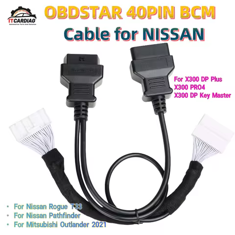 40PIN BCM Cable Gateway Converter for Nissan Rogue T33/Pathfinder for OBDSTAR for X300 DP Plus/ X300