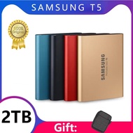 samsung T5 portable ssd hard drive 1TB 2TB 500GB 250GB External Solid State Drives USB 3.1 Gen2 and backward compatible for PC