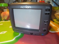 ACTION 6寸電視仔，中古董懷舊CRT電視機，細細部