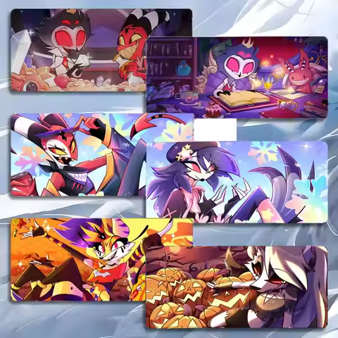 Animation Dark H-Helluva Boss Mouse Pad Mousepad Large Gaming LockEdge Thickened PC Table Desk Mat