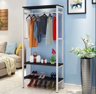 (訂貨價：$480）多功能實木(加高) 80cm/100cm 衣帽架 掛衣櫃 衣帽架 Closet Wardrobe