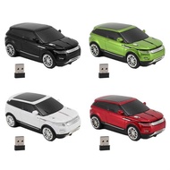 Car Computer Mouse Car Shape Wireless Gaming Mice 2.4GHz 1600 DPI Cool 3D with USB Receiver for Lapt