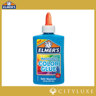 Elmers Opaque Colored Glue 5oz - Pink Green Purple Blue Color Liquid Glue Slime making  Elmers Glue