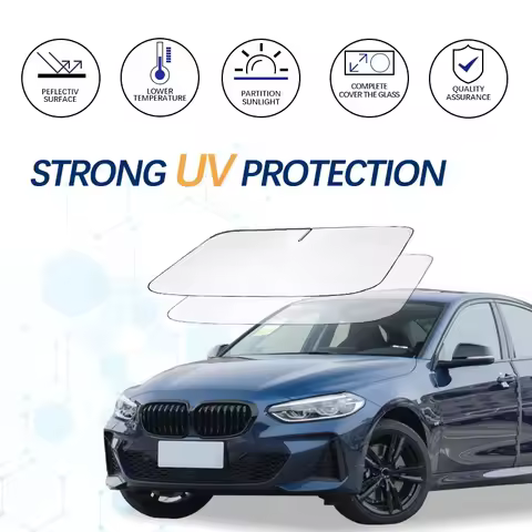 Windshield Sun Shade For BMW 1 Series F20 F21 F40 F52 E82 Sunshade Sun Visor Protector Foldable Bloc