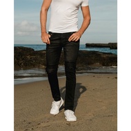 Weird Jeans - Black Series Vintage Black - Celana Jeans Pria Skinny Slimfit Ripped Jeans