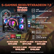 DOTATECH S-GAMING 9X3D/RTXRADEON 7.2 - CUSTOM PC GAMING PACKAGE R7 9800X3D + GPU Option(s)