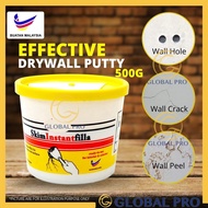 500G Instant Putty Filler Fill Holes Quick Drying Wall Crack Gap Dempul Dinding Batu Plaster Partiti