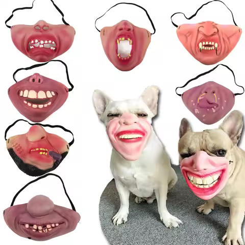 Pig Nose Latex Half Face Mask Halloween Funny Headcover Masks Funny Horror Live Room Props Huge Lips