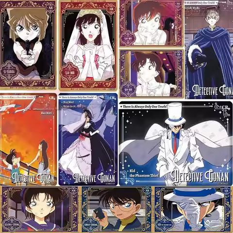 Genuine KAYOU Detective Conan Insight Pack Vol.6 Cards CR KID Shinichi Ran Ai AR Amuro Rare Collecti