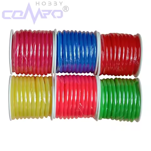 5M Silicon Fuel Line 1 Roll D5x2.5mm Fuel Tubing Nitro(Glow) Engine Line For RC Model Plane Fuel Tan