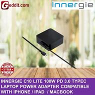INNERGIE C10 LITE 100W PD 3.0 TYPEC LAPTOP POWER ADAPTER COMPATIBLE WITH IPHONE / IPAD / MACBOOK