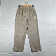 Samansa Mos2 size s cotton Pants Mixed With Brown Chino Pattern Waist 25 To 26 Hips 36 38