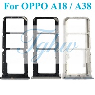 For OPPO A18 / A38 Sim Card Tray Slot Holder Card Holder Reader SD Slot Adapter Replacement Parts