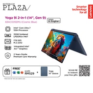Lenovo Yoga 9 14IMH9 83AC005DMJ 14'' 4K OLED Touch 2-in-1 Laptop ( CU7-155H, 32GB, 1TB SSD, Intel Ar