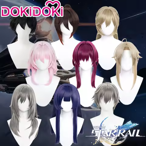 IN STOCK Kafka/March 7th/Jing Yuan/Yanqing/Bailu/Stelle/Dan Heng/Himeko Wig Game Honkai Honkai: Star