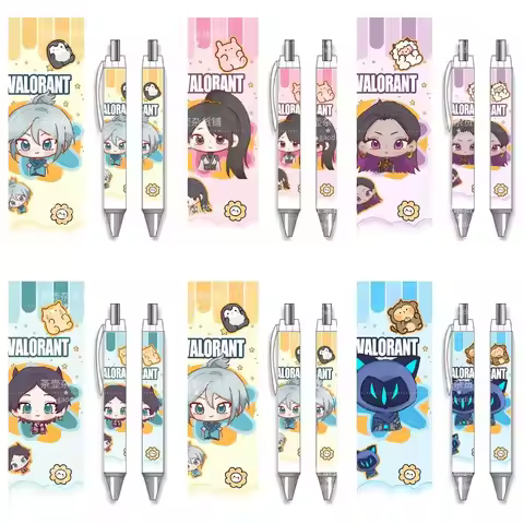 Valorant Jett Clove Reyna Sage Omen Anime Cosplay Halloween Mini Cartoon Student Note Removable Note