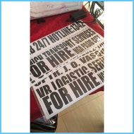 ☜ ✗ ◙ LTFRB STICKER / ORIGINAL SIZE / CUTOUT / DECALS