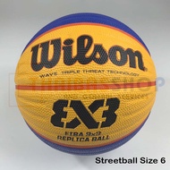 Wilson Fiba Basketball Ball 3x3 Code WTB1033XB Rubber Size 6